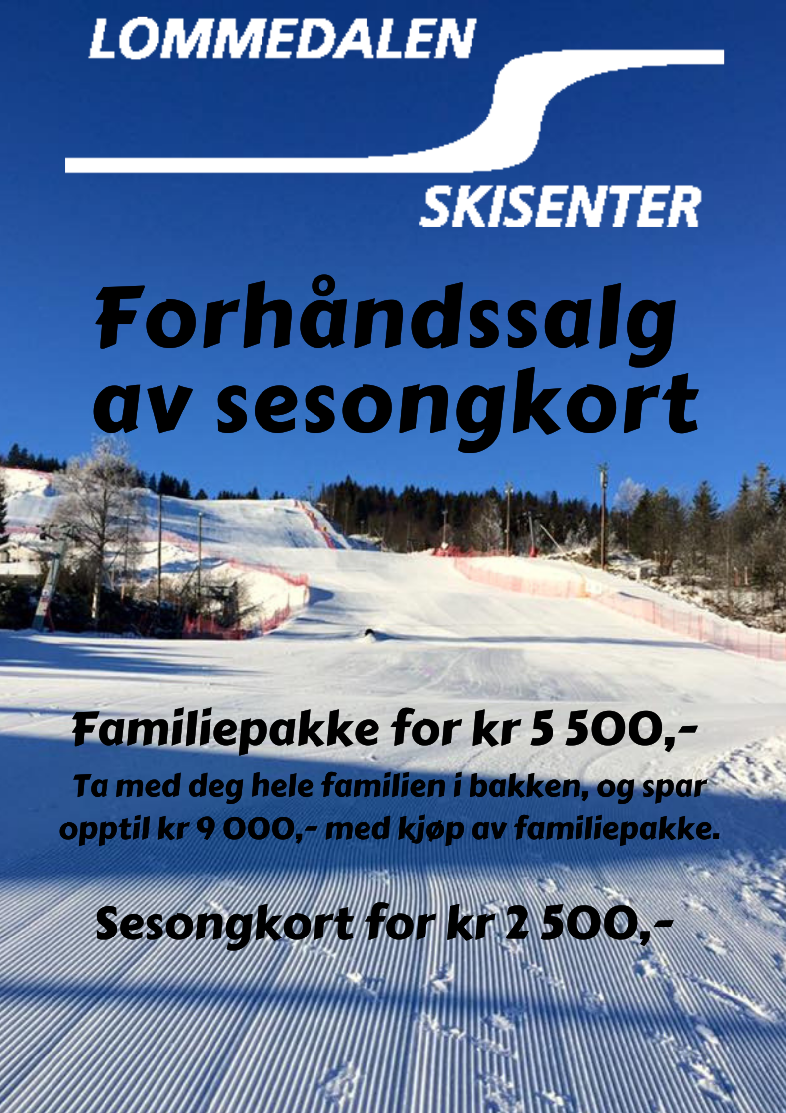 Forhåndssalget av heiskort 2018/2019 har startet!